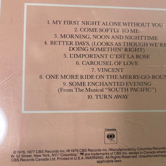 Jane Olivor First Night Folk Audio Music CD 1977 10 Tracks u - Picture 4 of 5